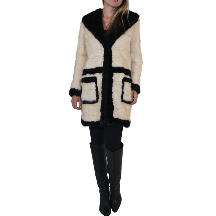 Claudio Paliotti Genuine Mink Fur Coat