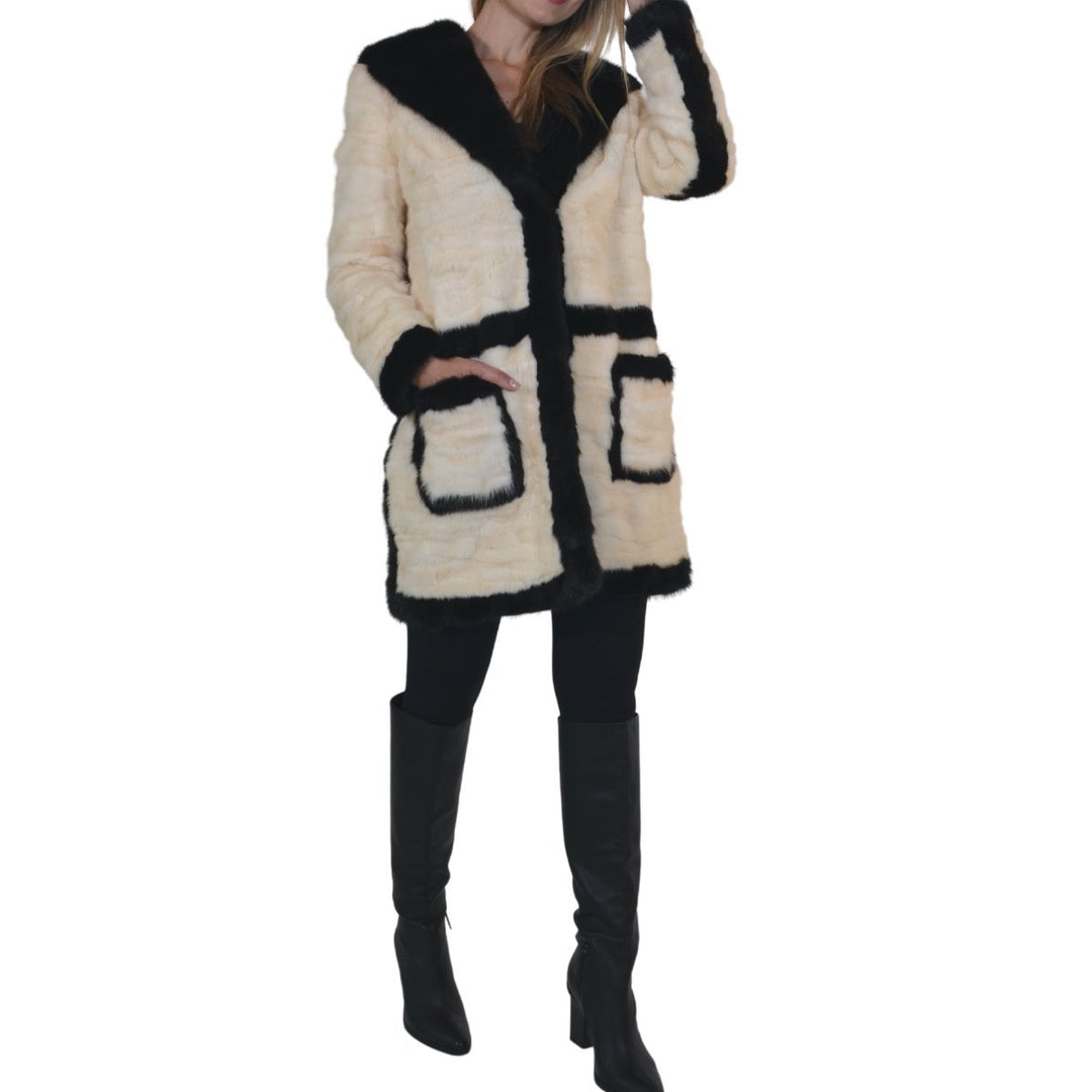 Claudio Paliotti Genuine Mink Fur Coat