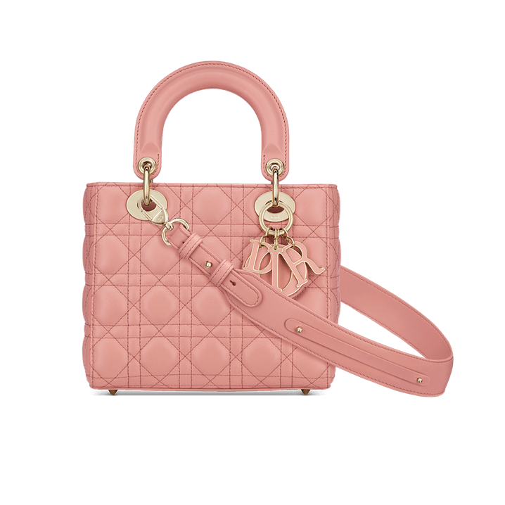 Lady Di**r My ABCDi**r Bag Dark Nude Cannage Lambskin