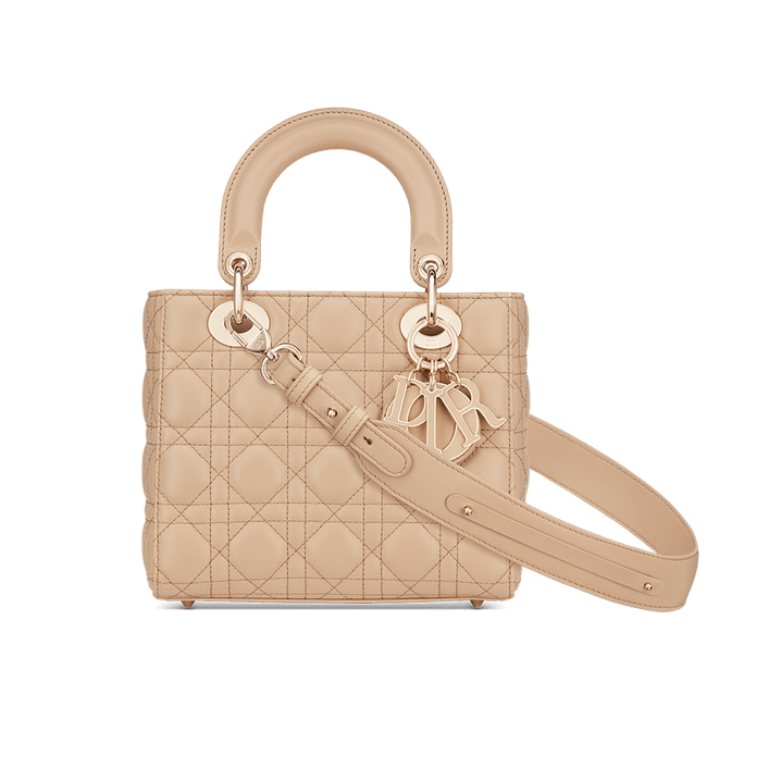 LADY Di**r MY ABCDi**r BAG Beige Cannage Lambskin
