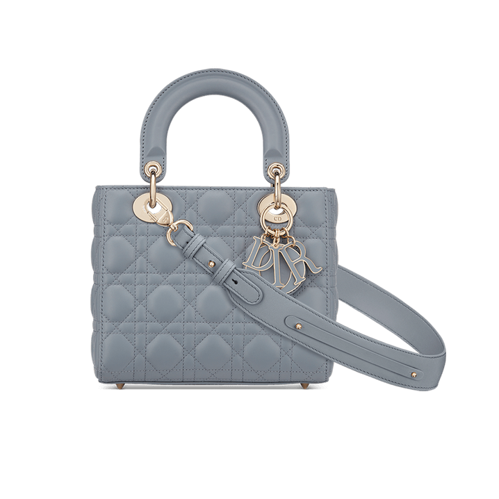 Lady Di**r My ABCDi**r Bag Cloud Blue Cannage Lambskin