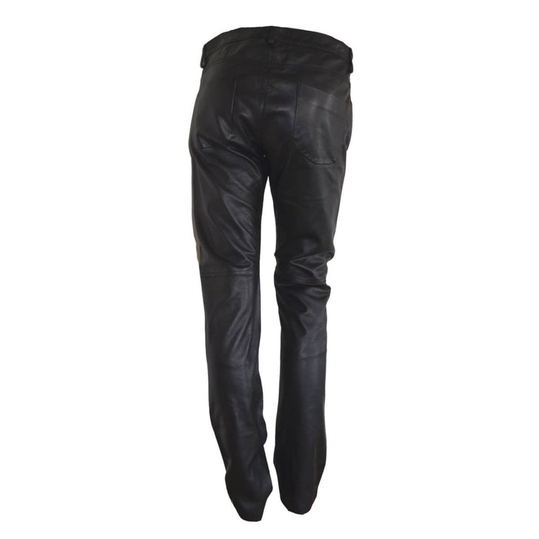 Straight Leg Just Leather Biker Pants