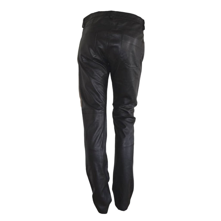 Straight Leg Just Leather Biker Pants