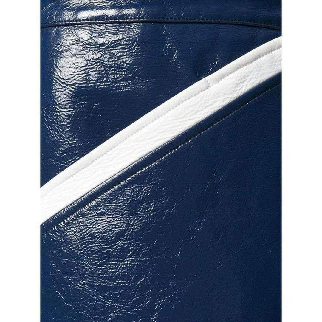 Blue Rangers Vinyl Mini Skirt