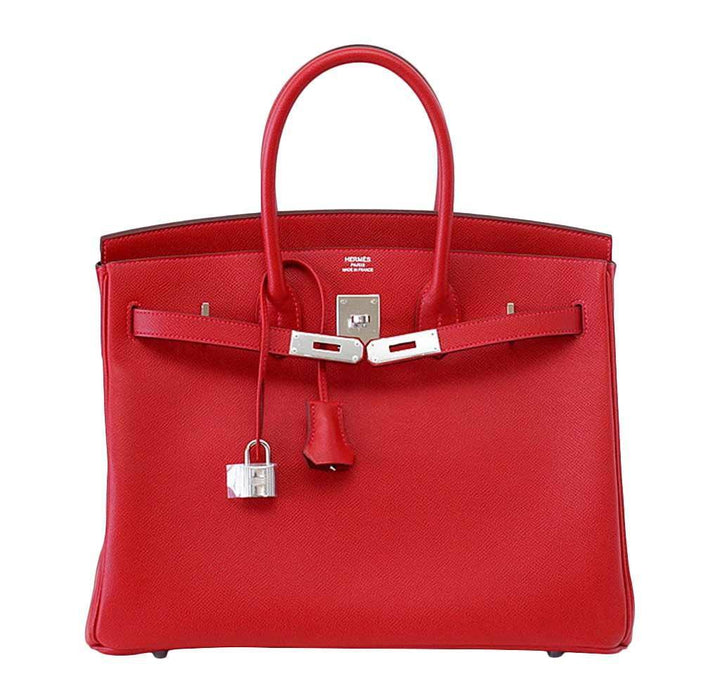 Hermès Birkin 35 Rouge Casaque Epsom Bag PHW