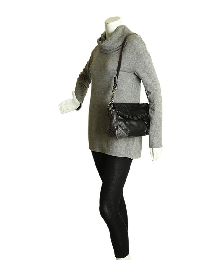 Marc Jacobs Leather Black Leather Shoulder Bag