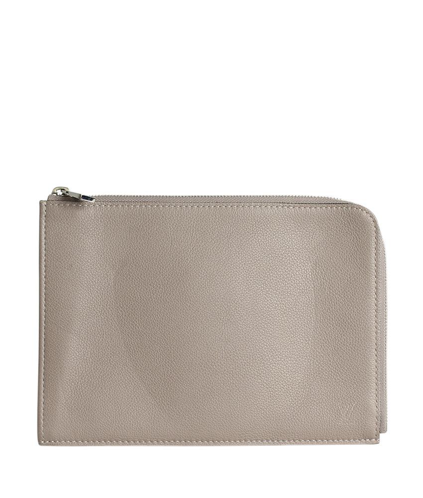 L*V Joule PM Lavender Leather Clutch