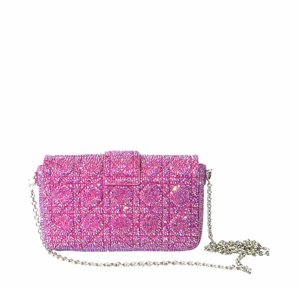 Di**r Pink Crystal Bag - Custom Order
