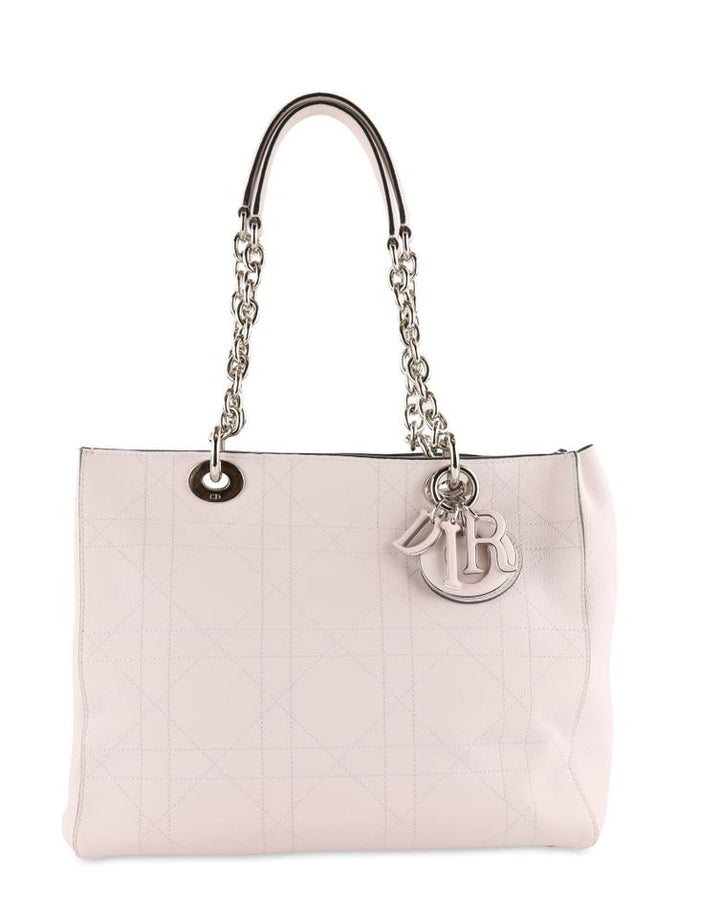 Di**r UltraDi**r Pink Calfskin Leather Tote