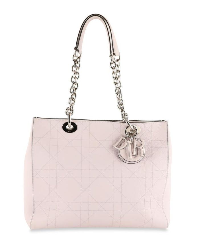 Di**r UltraDi**r Pink Calfskin Leather Tote