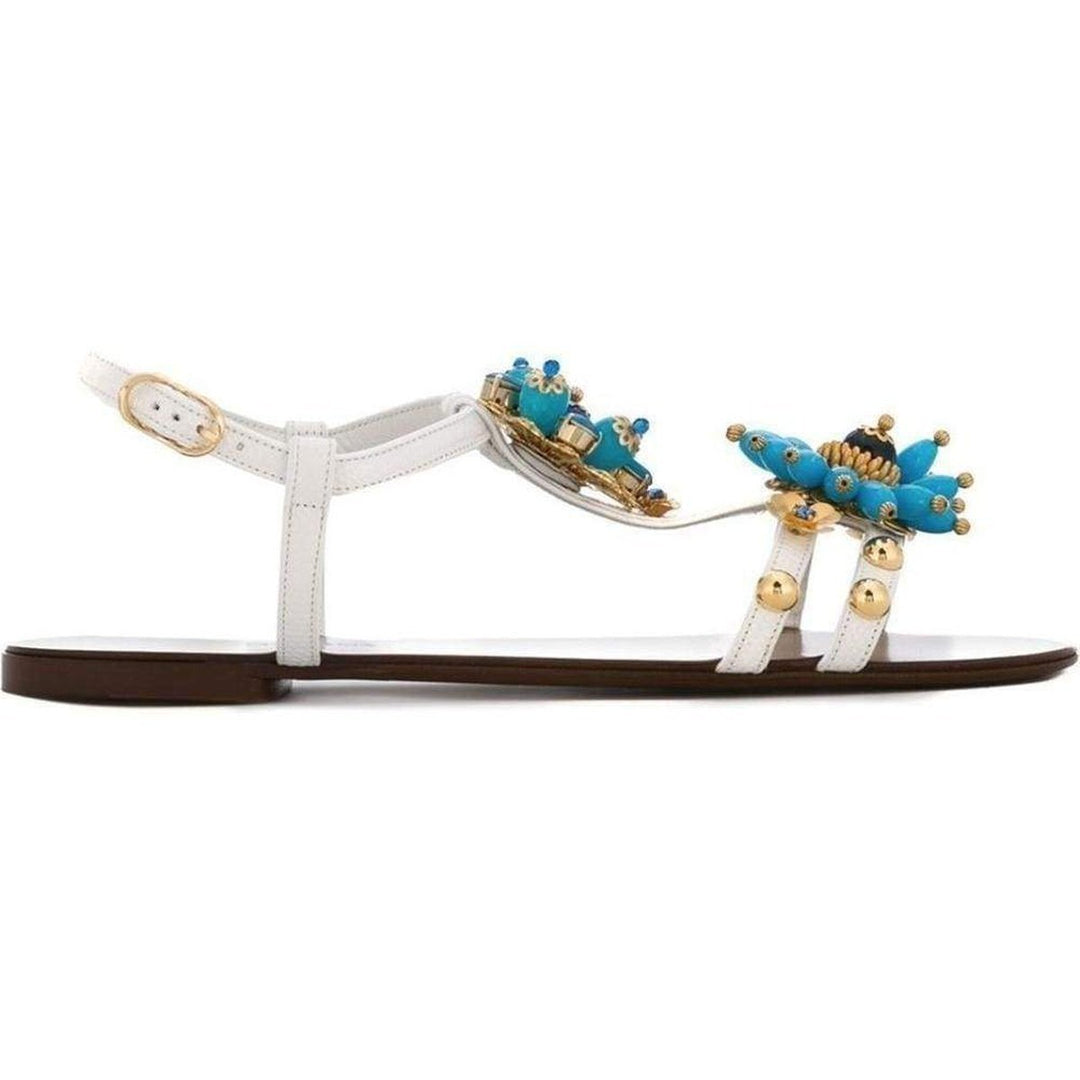 Capri Flower Embellished Sandals