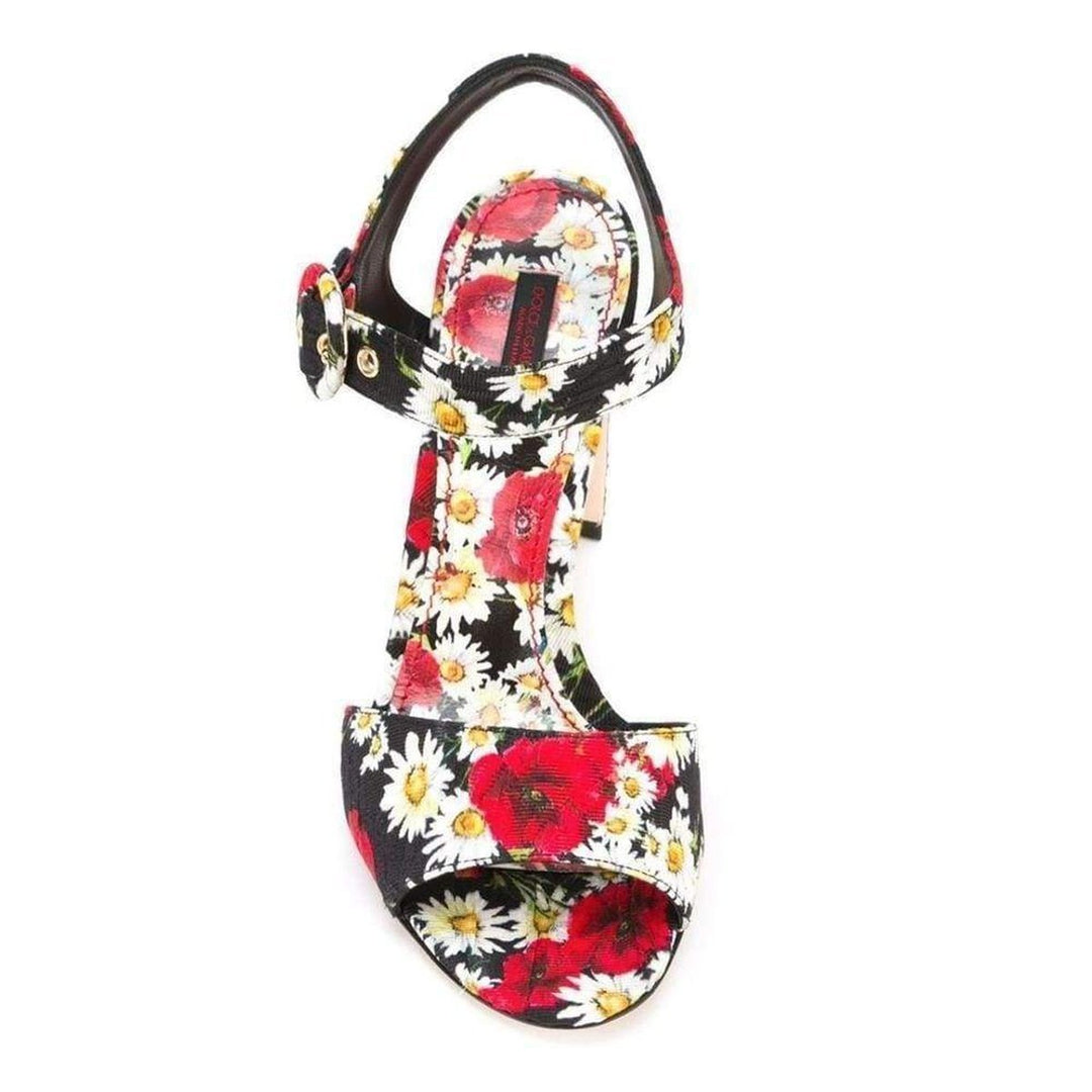 Daisy and Poppy Print Sandals