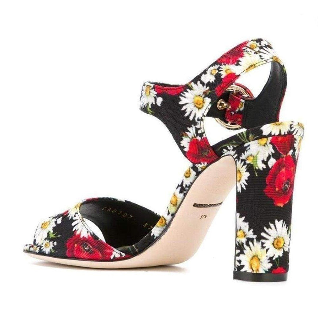 Daisy and Poppy Print Sandals