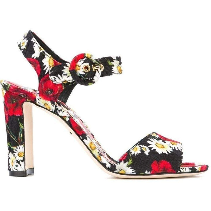 Daisy and Poppy Print Sandals