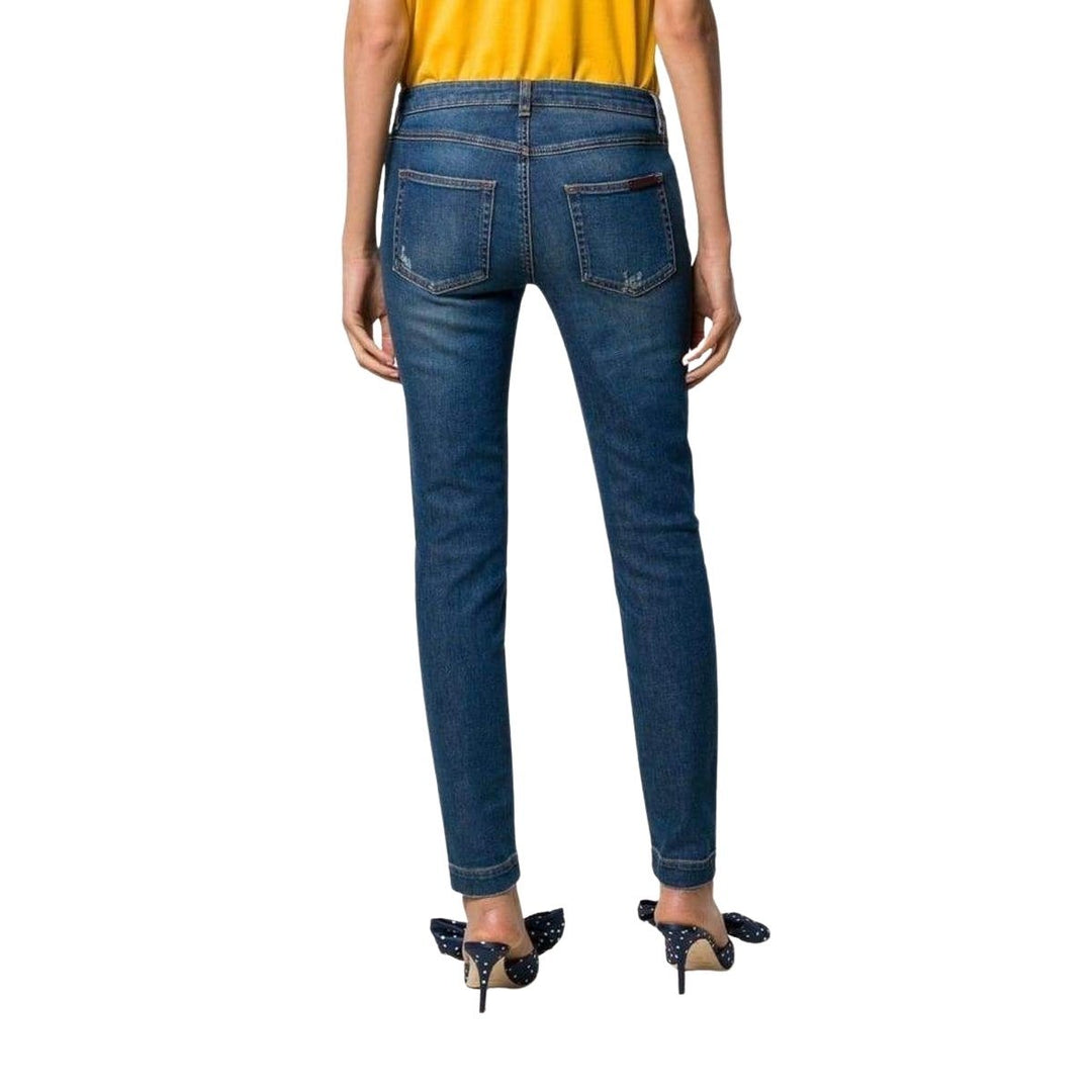 Embroidery Skinny-fit Jeans