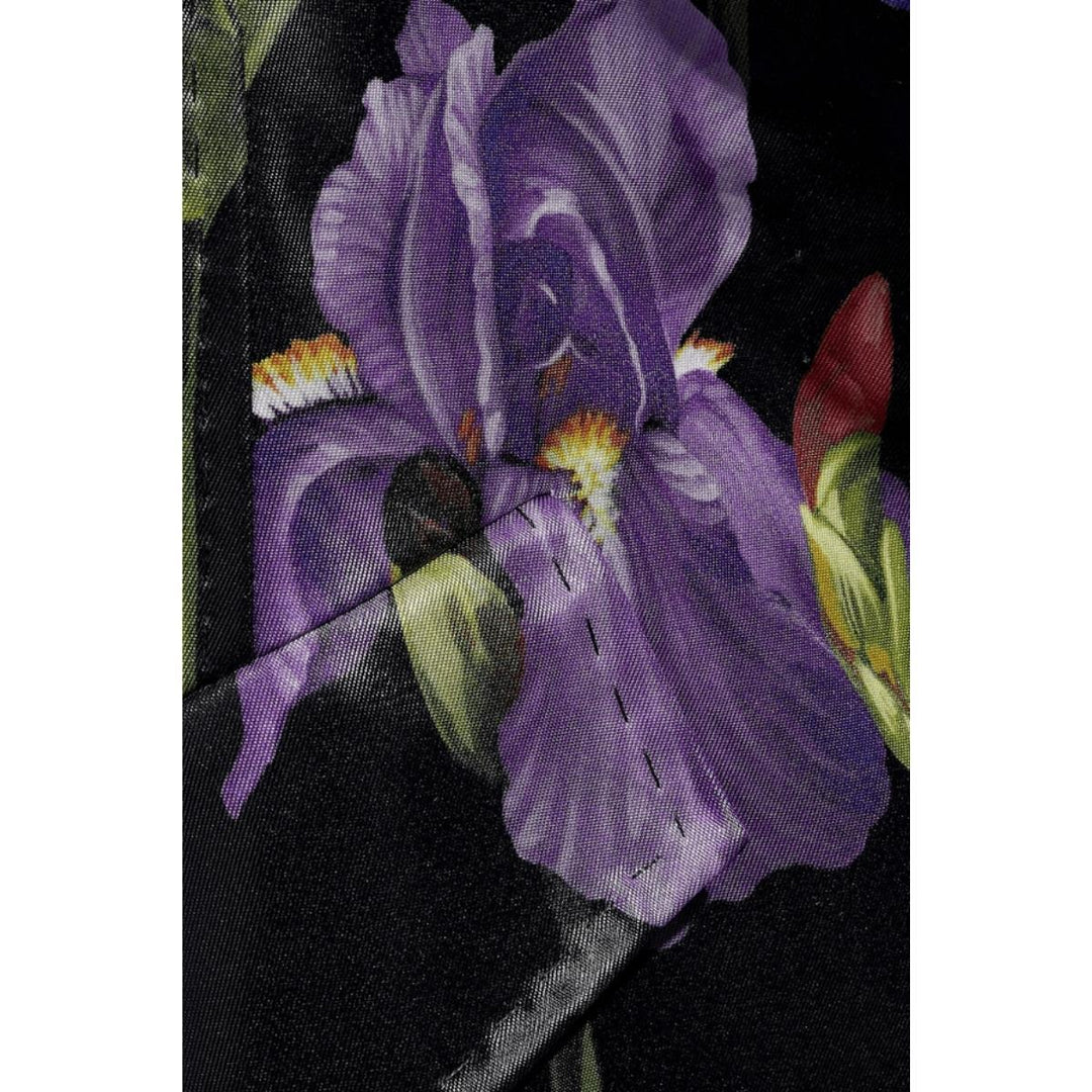 Floral-print Trench Coat