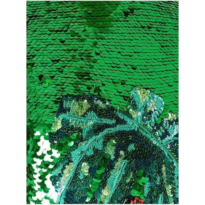 Green Sequins Dress