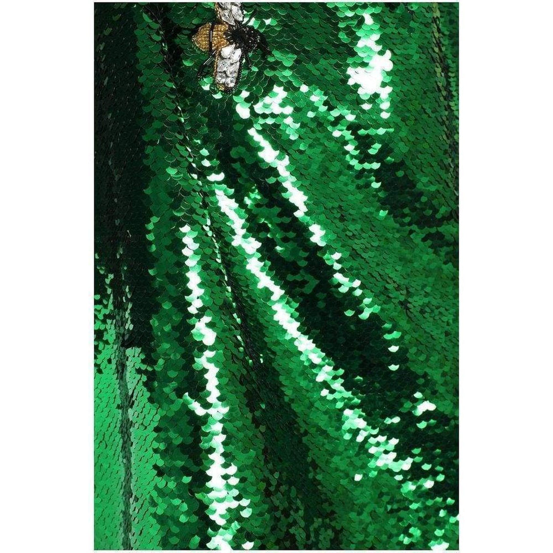 Green Sequins Dress
