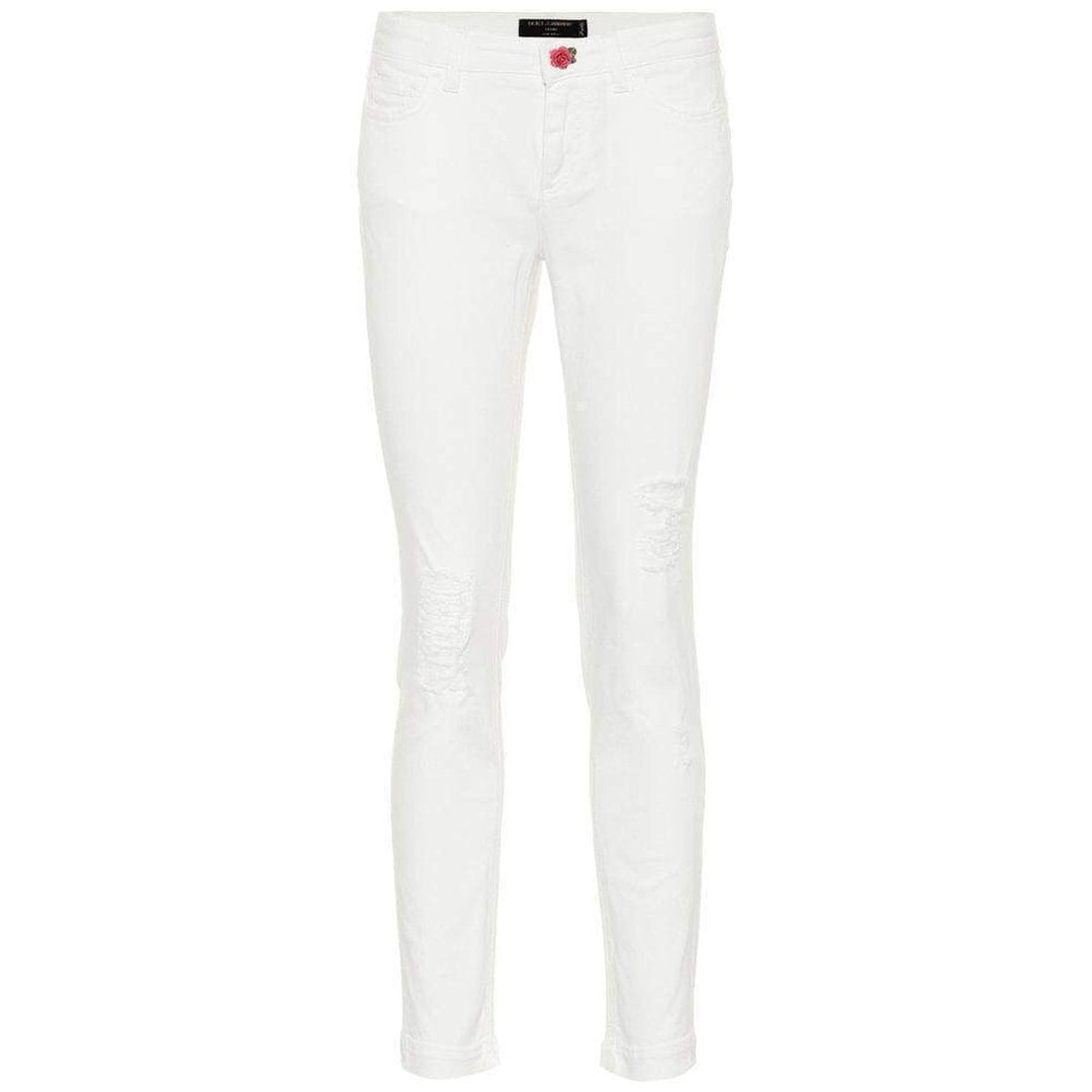 Dolce & Gabbana-Pretty Fit Distressed Jeans - Runway Catalog