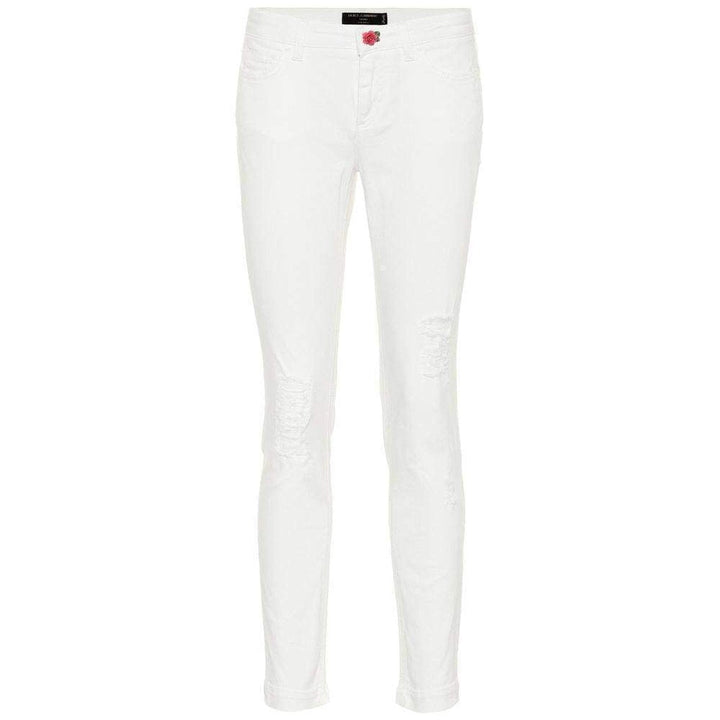 Dolce & Gabbana-Pretty Fit Distressed Jeans - Runway Catalog