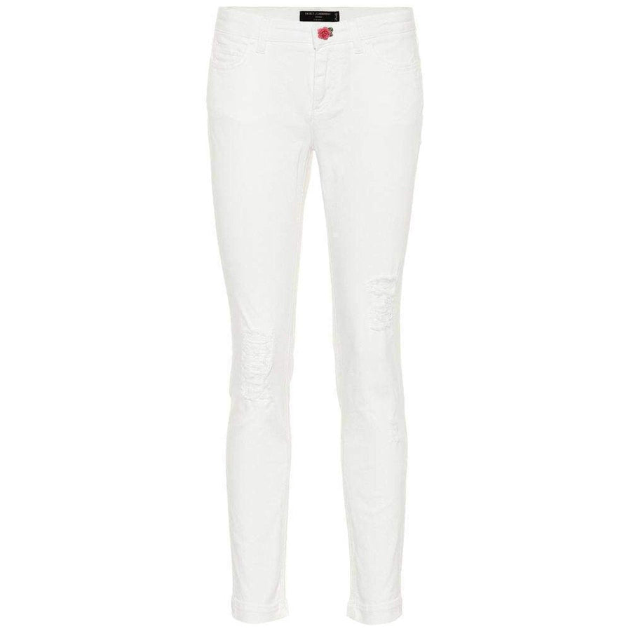 Dolce & Gabbana-Pretty Fit Distressed Jeans - Runway Catalog