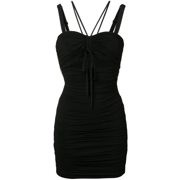 Dolce & Gabbana-Ruched Cut-out Dress - Runway Catalog