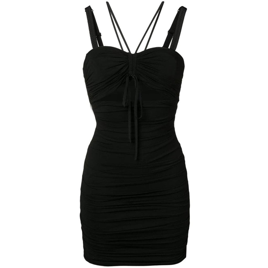 Dolce & Gabbana-Ruched Cut-out Dress - Runway Catalog