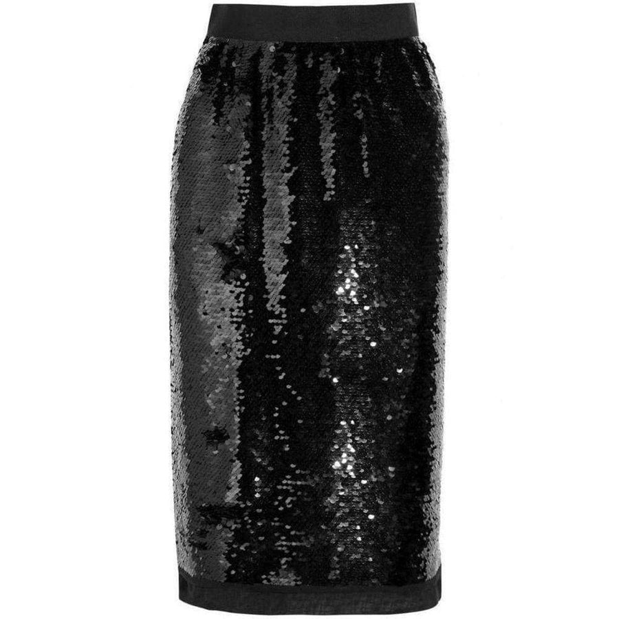 Dolce & Gabbana-Sequin-Embellished Pencil Skirt - Runway Catalog