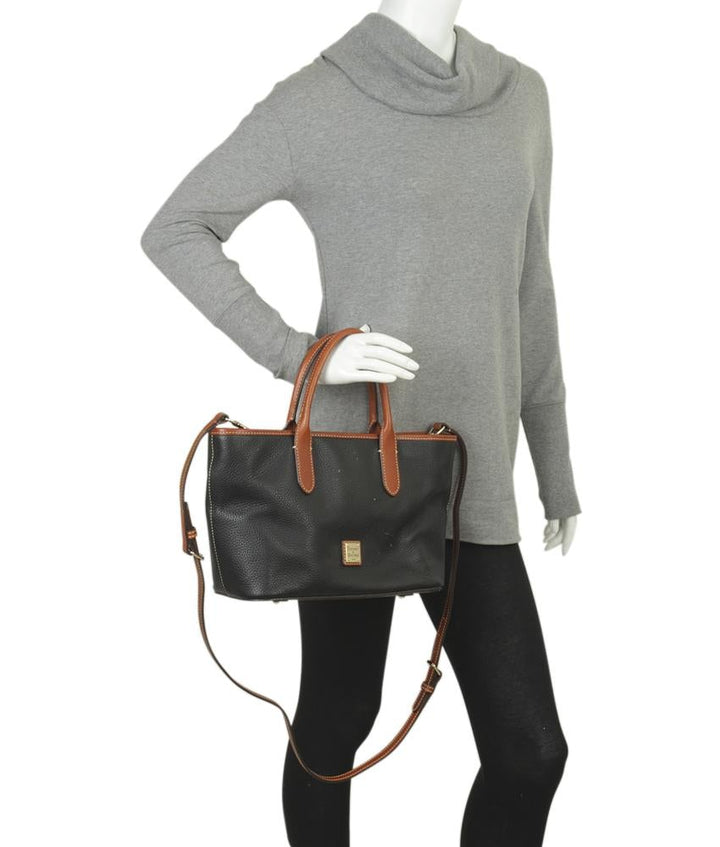 Dooney & Bourke Black Leather 2-Way Bag
