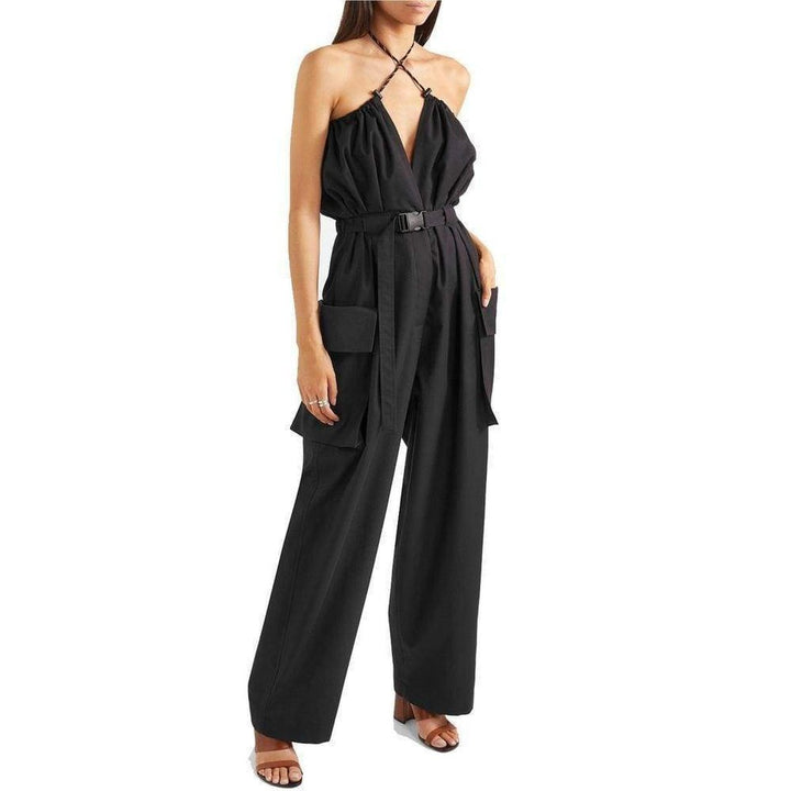 Dries Van Noten-Belted cotton and wool-blend twill jumpsuit - Runway Catalog