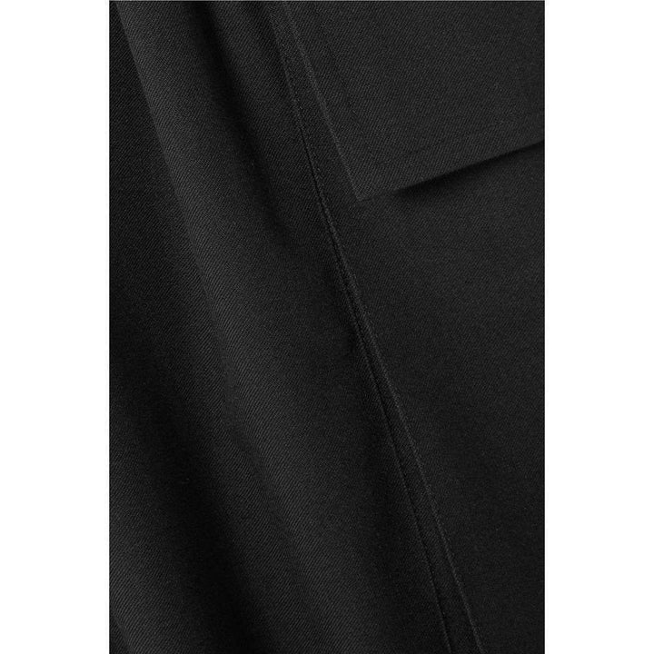 Belted twill jumpsuit