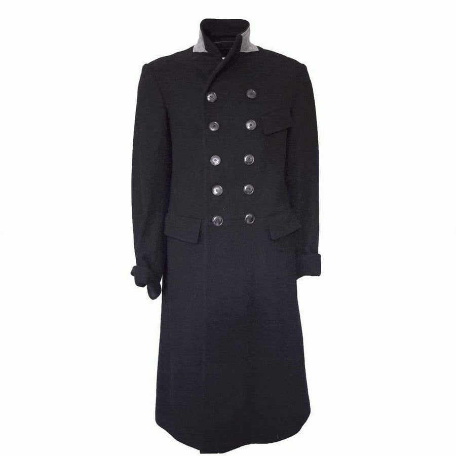 Dries Van Noten-Black Wool Coat - Runway Catalog