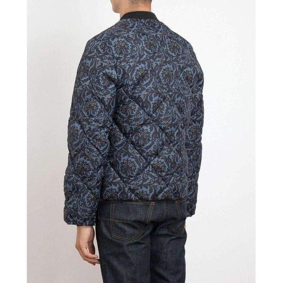 Blue Paisley Quilted Jacket