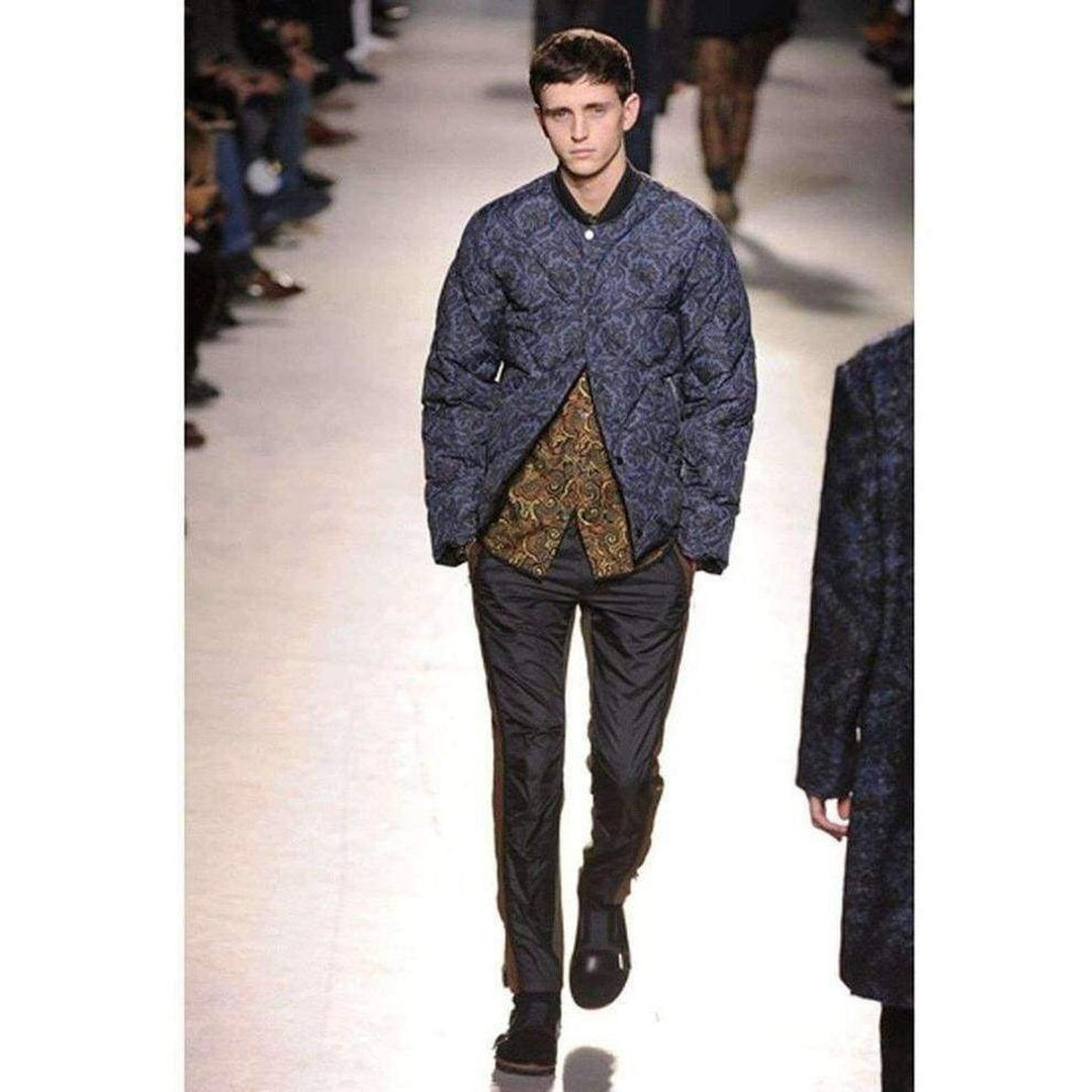 Blue Paisley Quilted Jacket