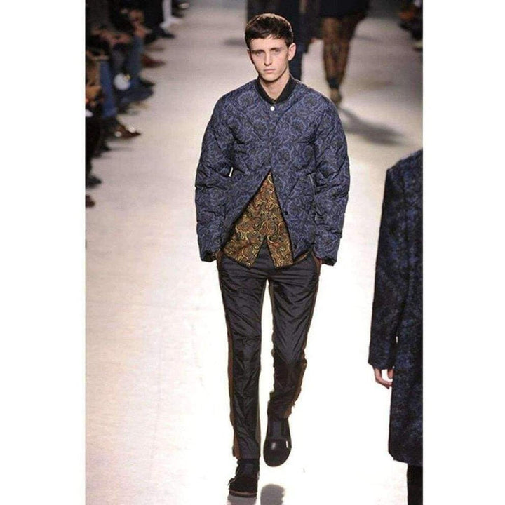 Blue Paisley Quilted Jacket