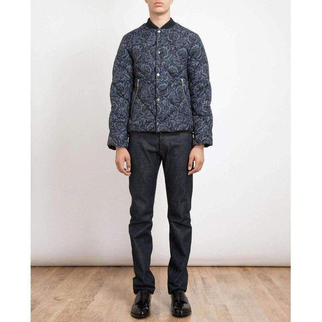 Blue Paisley Quilted Jacket