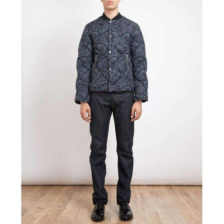 Blue Paisley Quilted Jacket