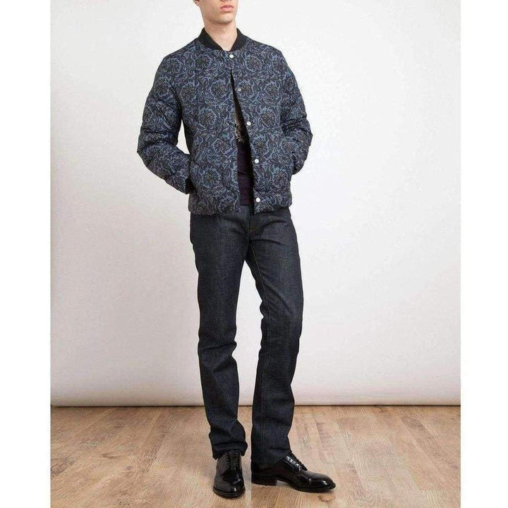Blue Paisley Quilted Jacket