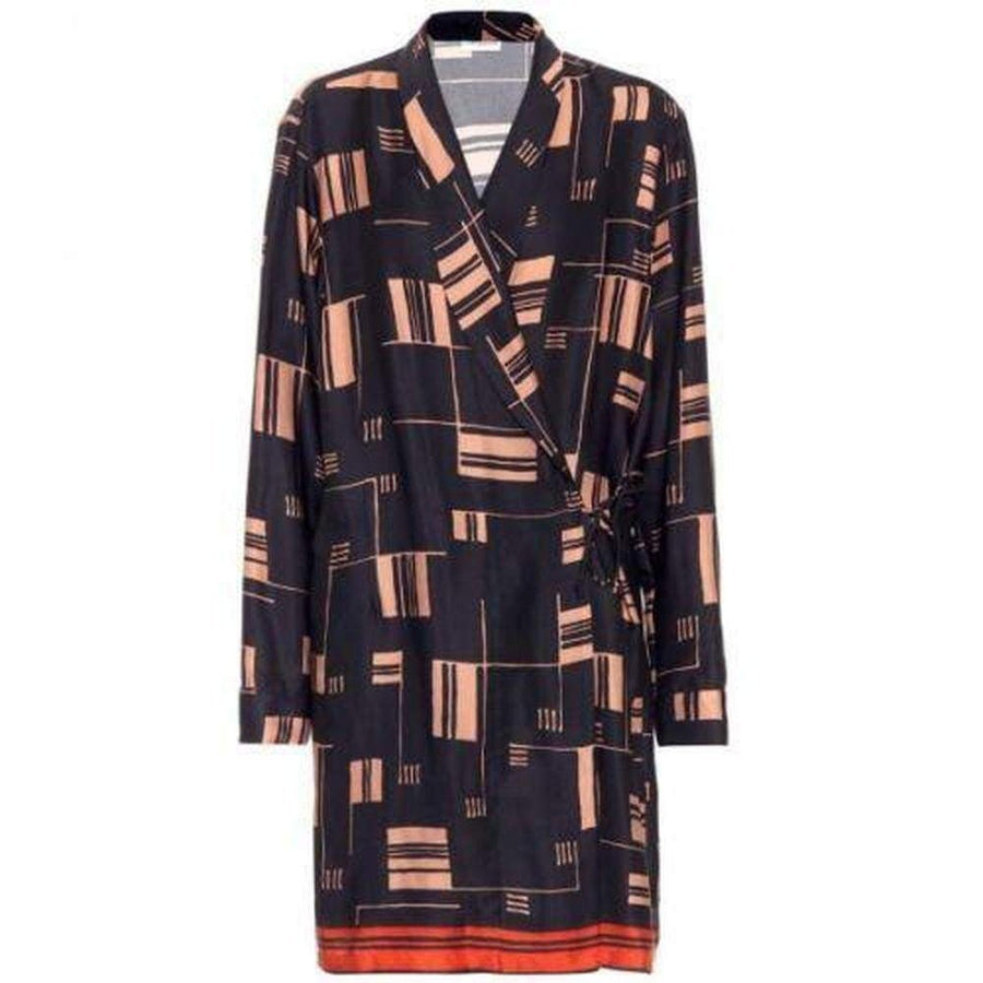 Dries Van Noten-Cancun Satin Wrap Jacket - Runway Catalog