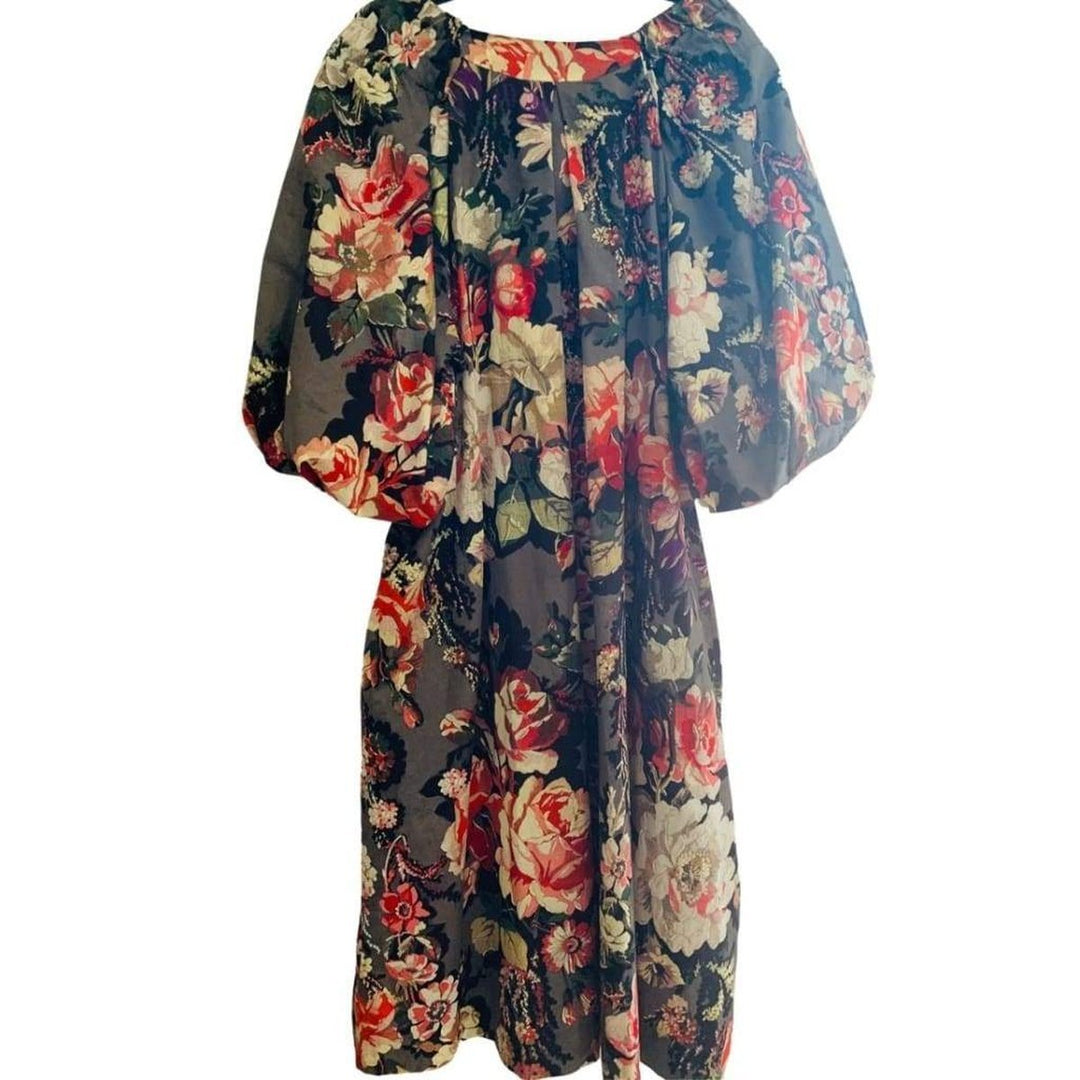 Off-the-Shoulder Cotton Midi Dress