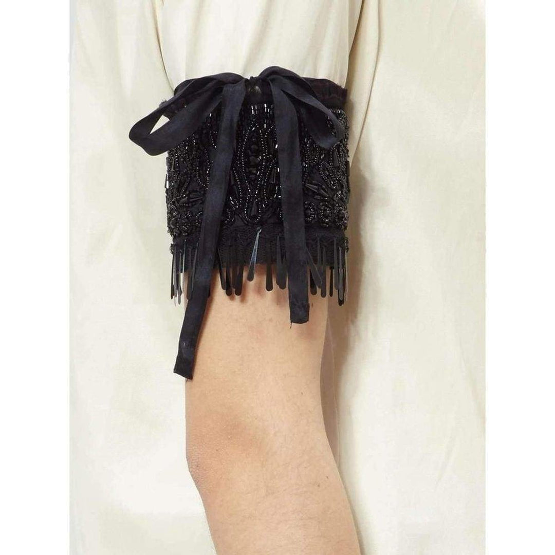 Embellished Sleeve Cotton Blend Top