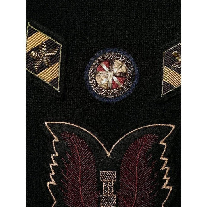 Embroidered Master Patch Cashmere Sweater