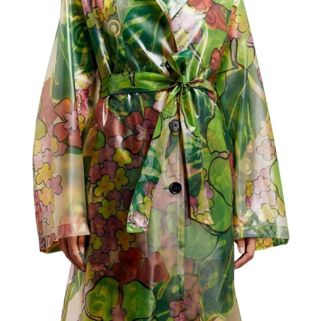 Floral Printed Raincoat