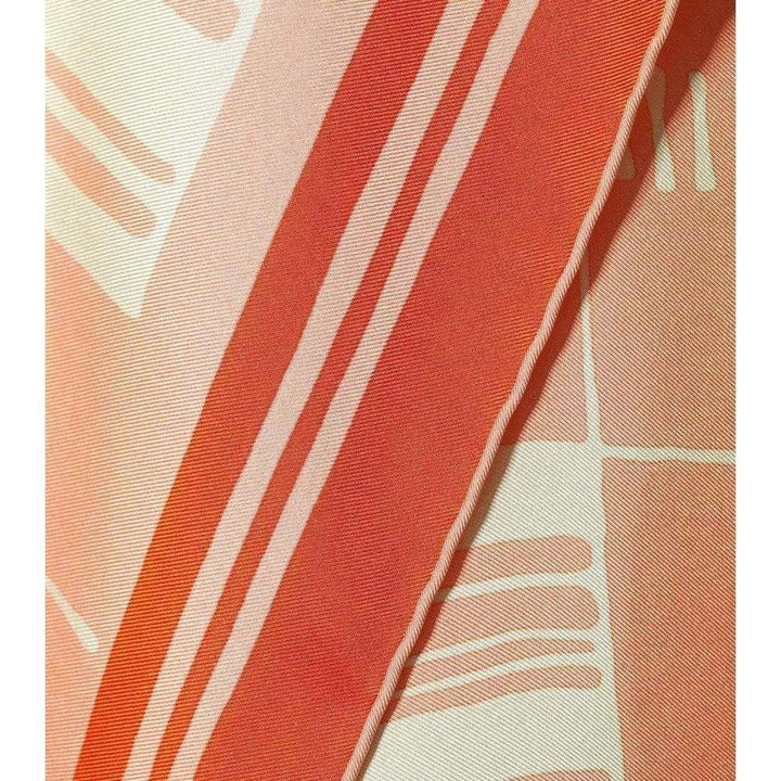 Geometric Silk Overlay Dress