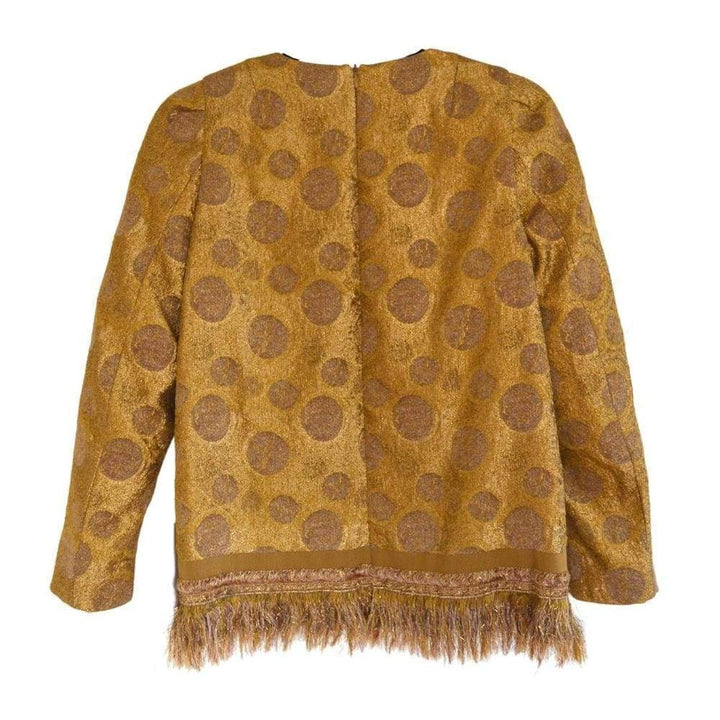 Gold Brocade Top