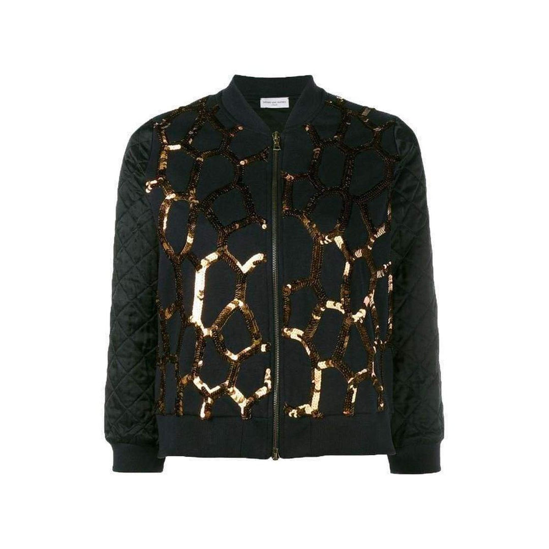 Dries Van Noten-Hoezee Sequinned Zip-Up Jacket - Runway Catalog