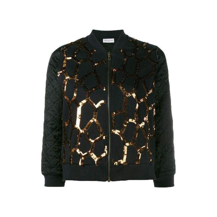 Dries Van Noten-Hoezee Sequinned Zip-Up Jacket - Runway Catalog