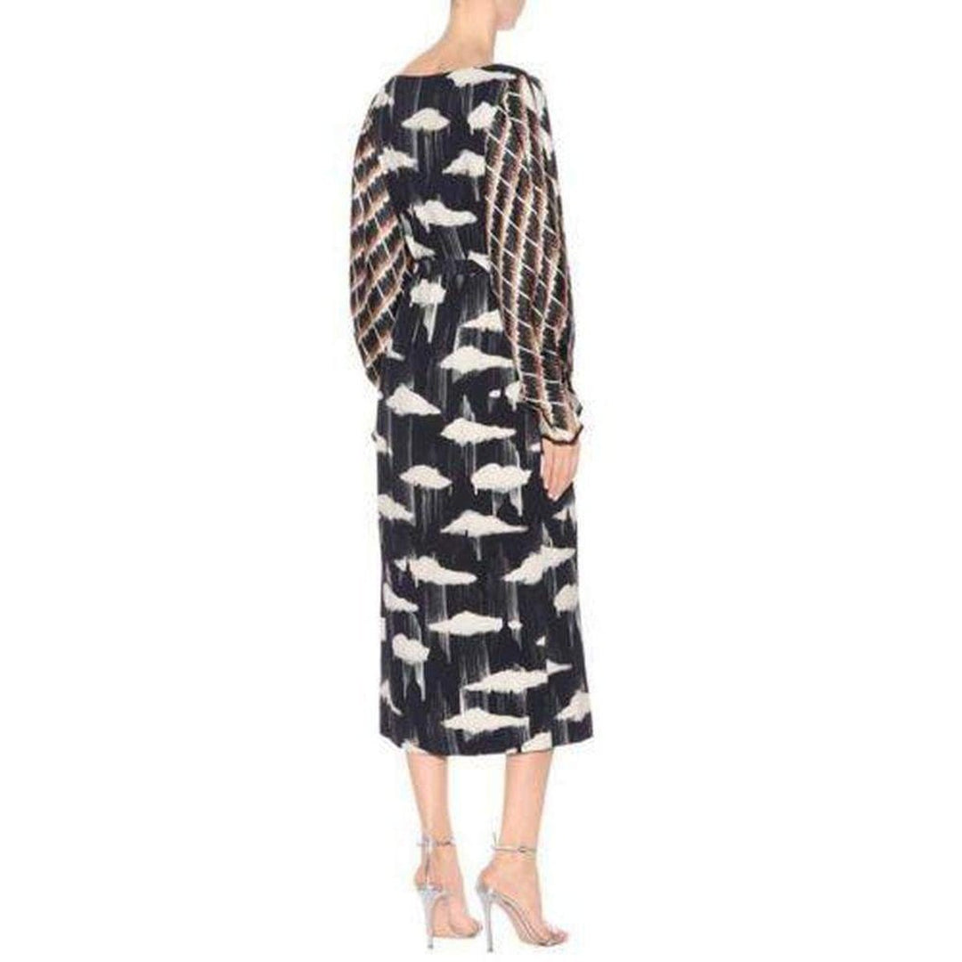 Puff Sleeve Midi Dress