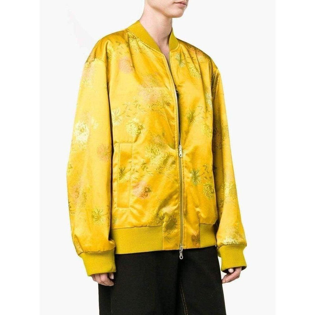 Reversible Floral Print Bomber Jacket
