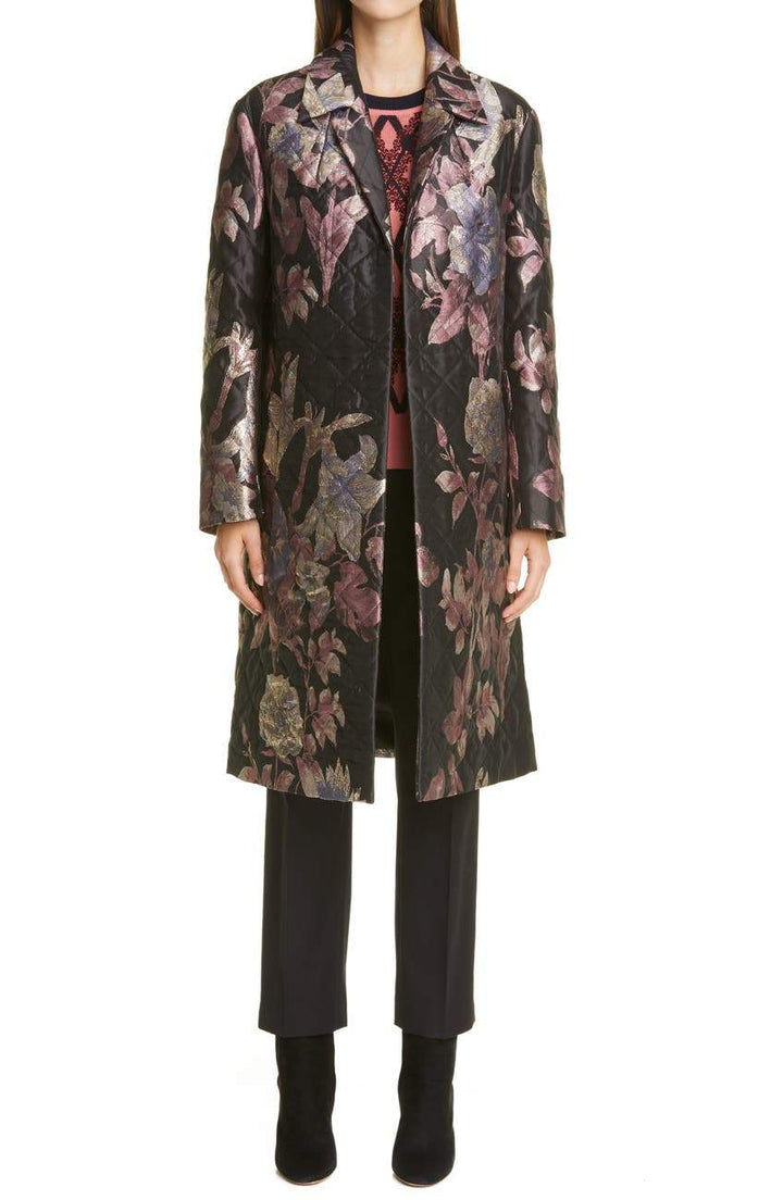 Rolta Quilted Three-Quarter Coat